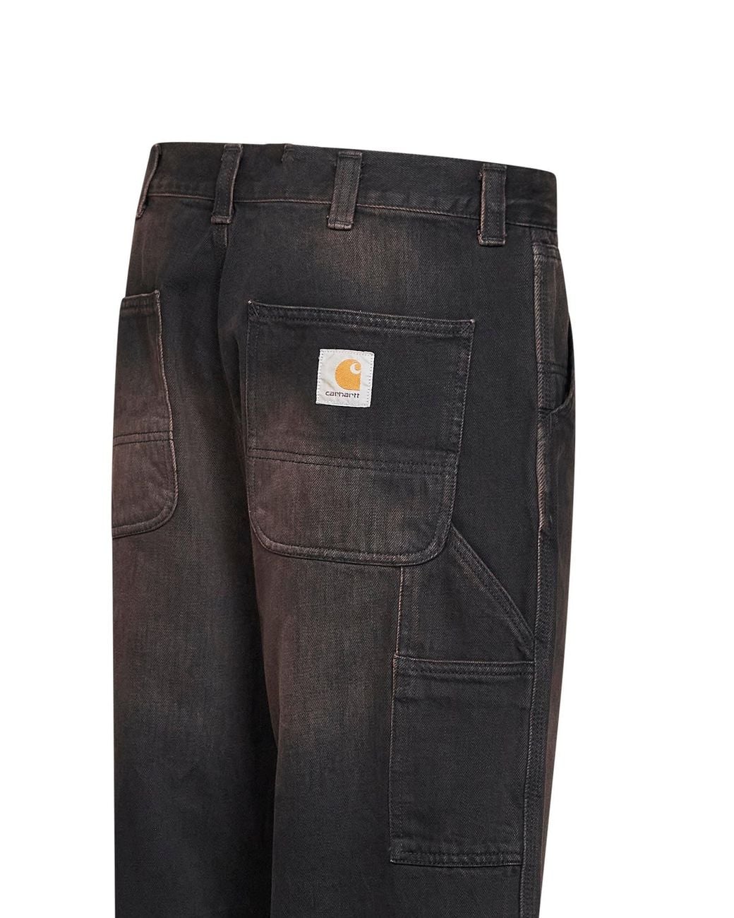 Carhartt Black Tobacco Og Single Knee Pant Jeans for men