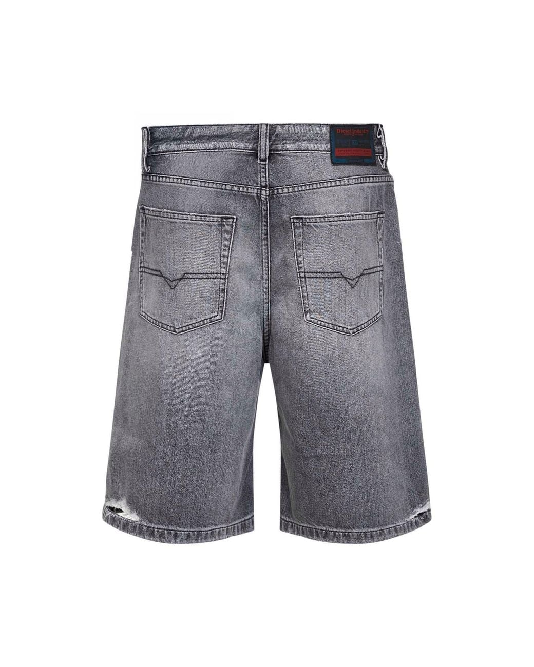 DIESEL Gray De-Sire-Short Bermuda Shorts