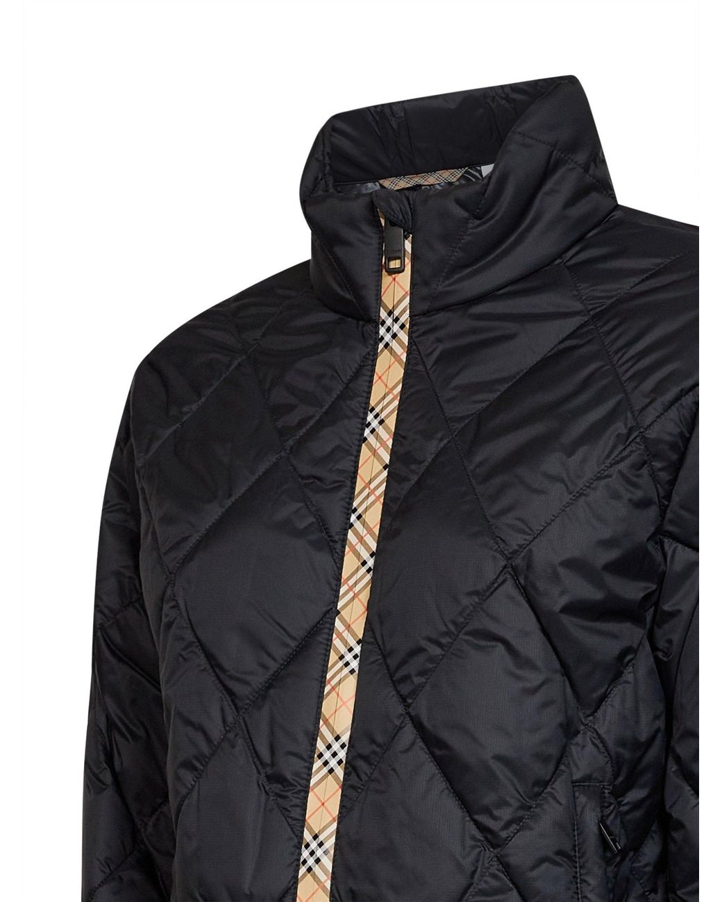 Burberry Black Quilted Nylon Bramford Packable Jacket