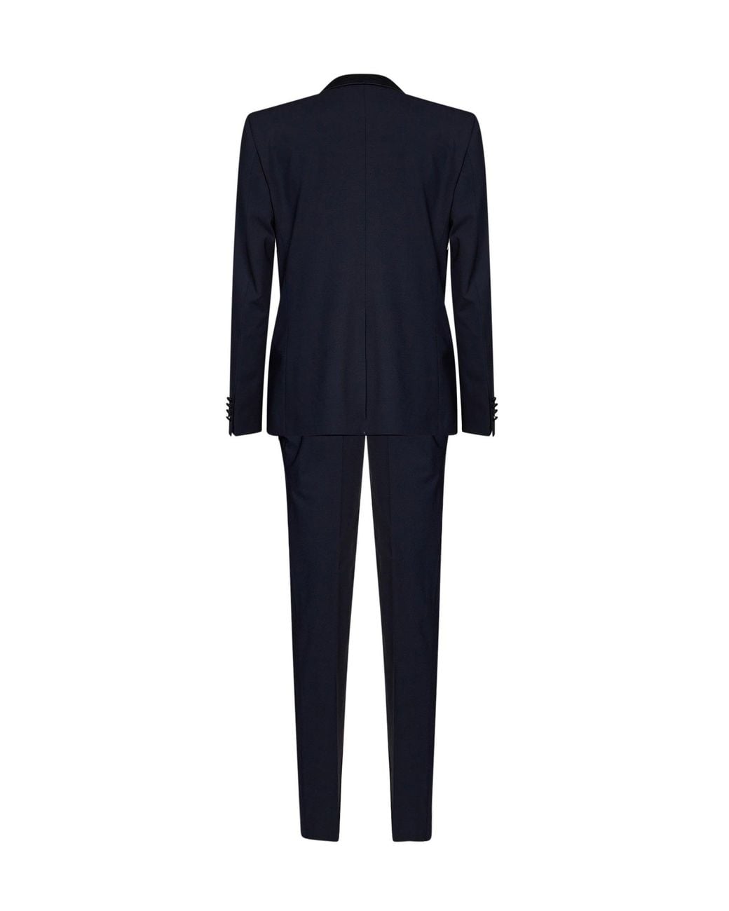 Dolce & Gabbana Blue Tuxedo Suit Sicilia Light Dark Wool Virgin Suits for men