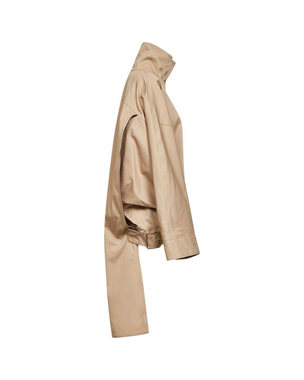 DARKPARK Natural Cotton New Celine Asymmetric Aviator Bomber Jacket