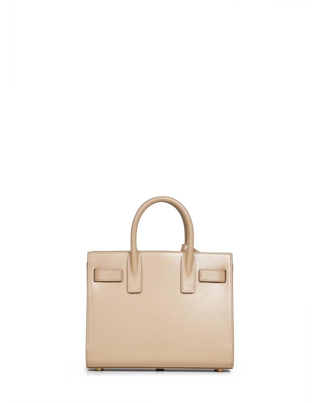Saint Laurent Natural Clear Sac De Jour Nano Handbag