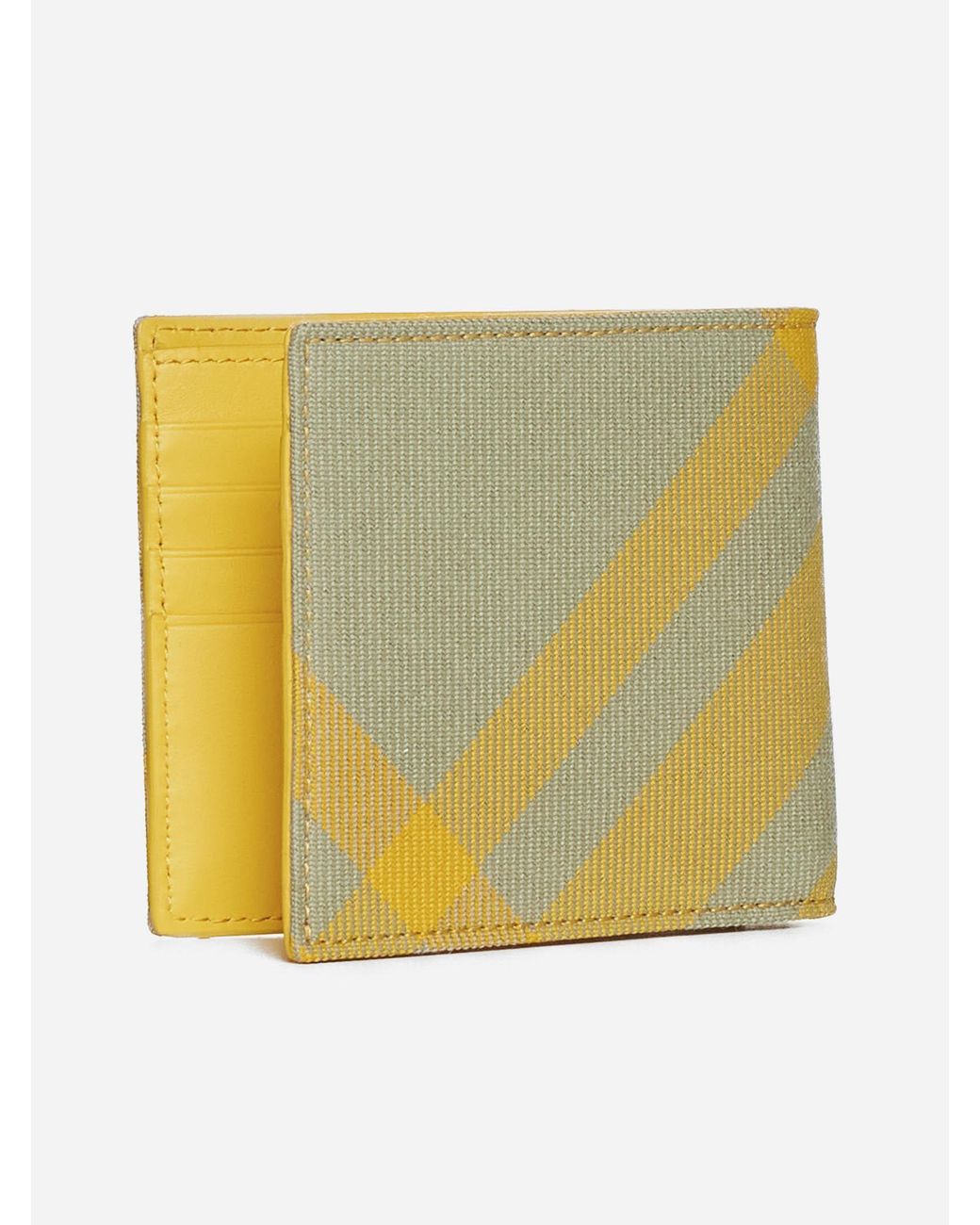 Burberry wallet 2025 mens yellow
