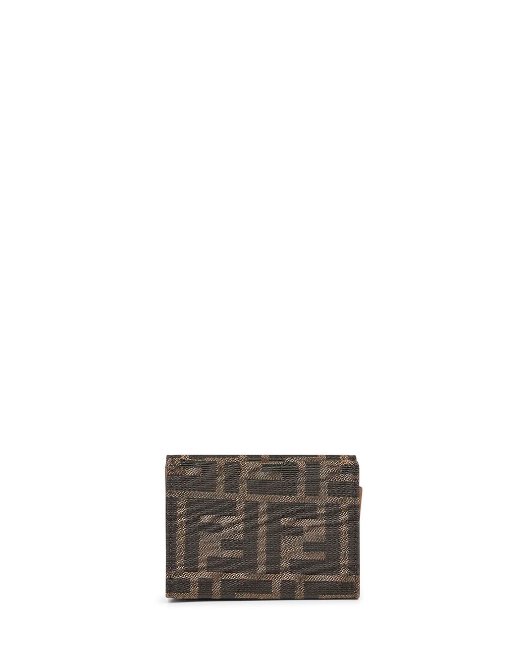 Fendi Multicolor Baguette Micro Trifold Wallet