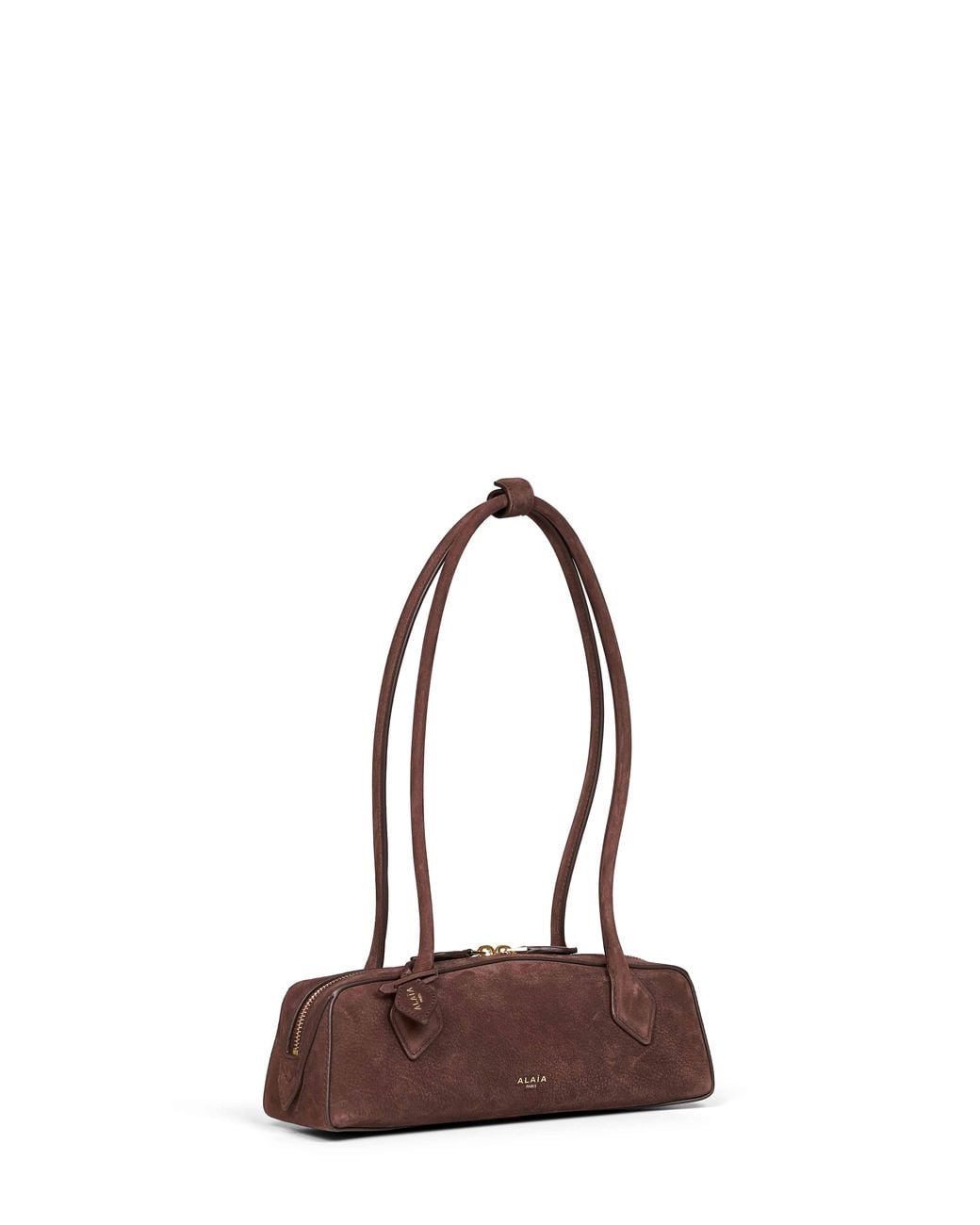 Alaïa Brown Le Teckel Small Shoulder Bag
