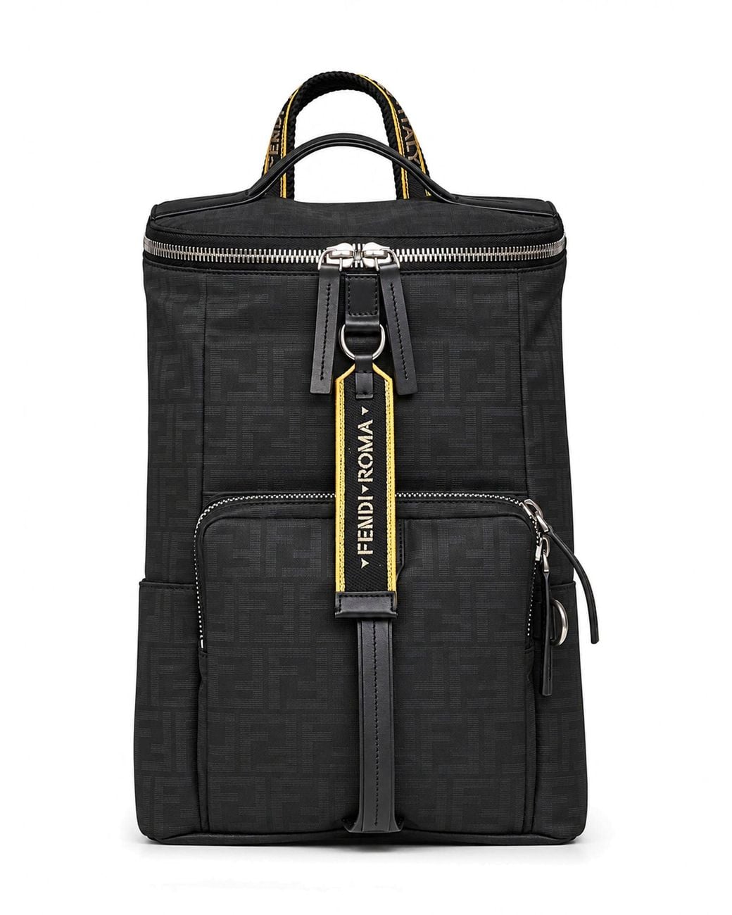 Fendi Black Tourist Backpack for men
