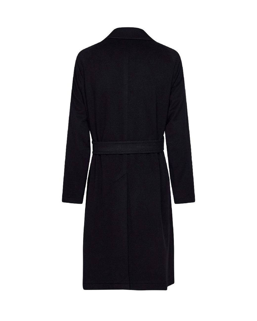 Tagliatore Blue Wool And Cashmere Salomons Wrap Coat for men
