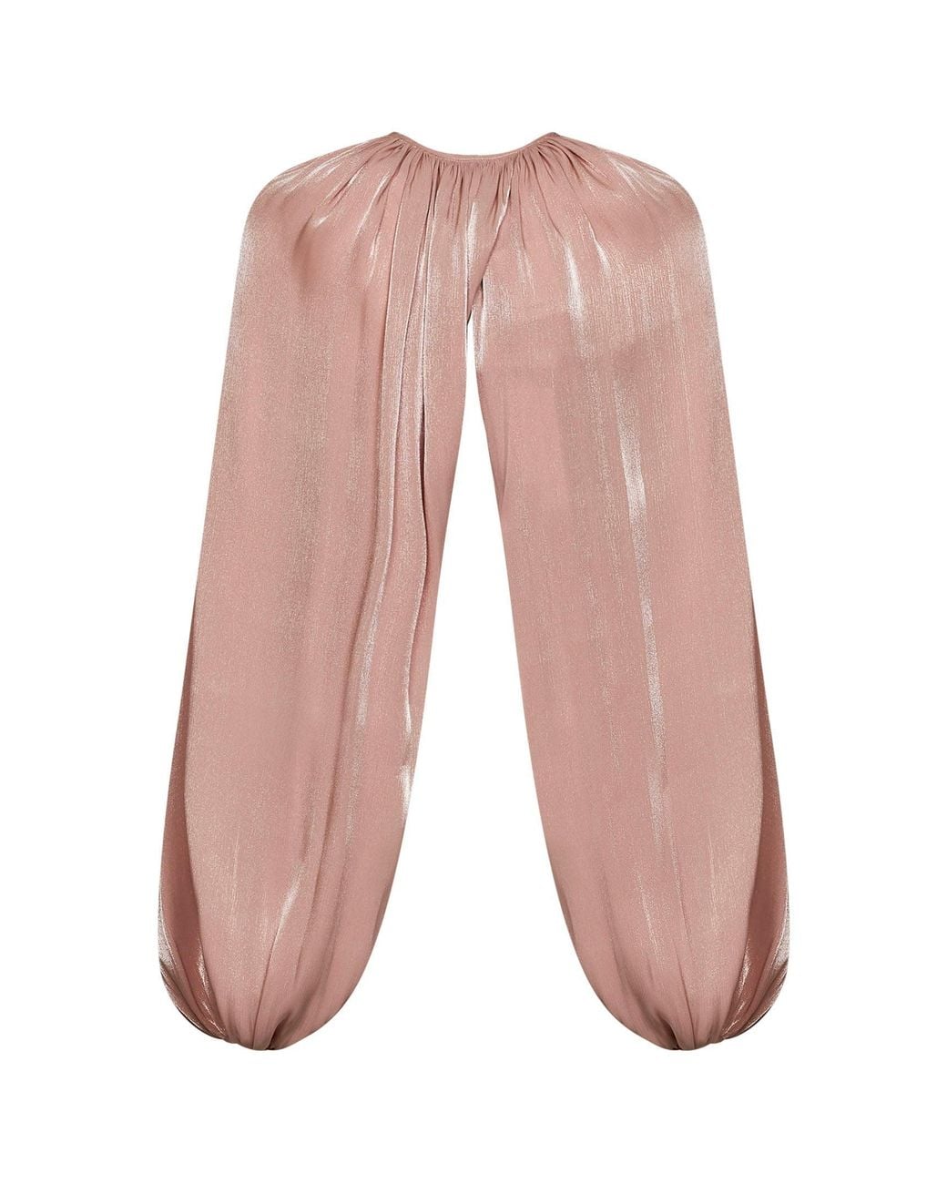 Costarellos White Nude Lurex Georgette Sida Bolero Jacket