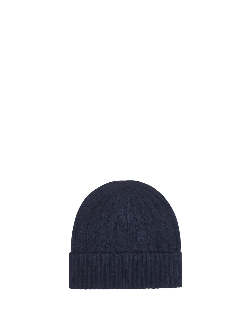Polo Ralph Lauren Blue Cable-Knit Wool And Cashmere Beanie