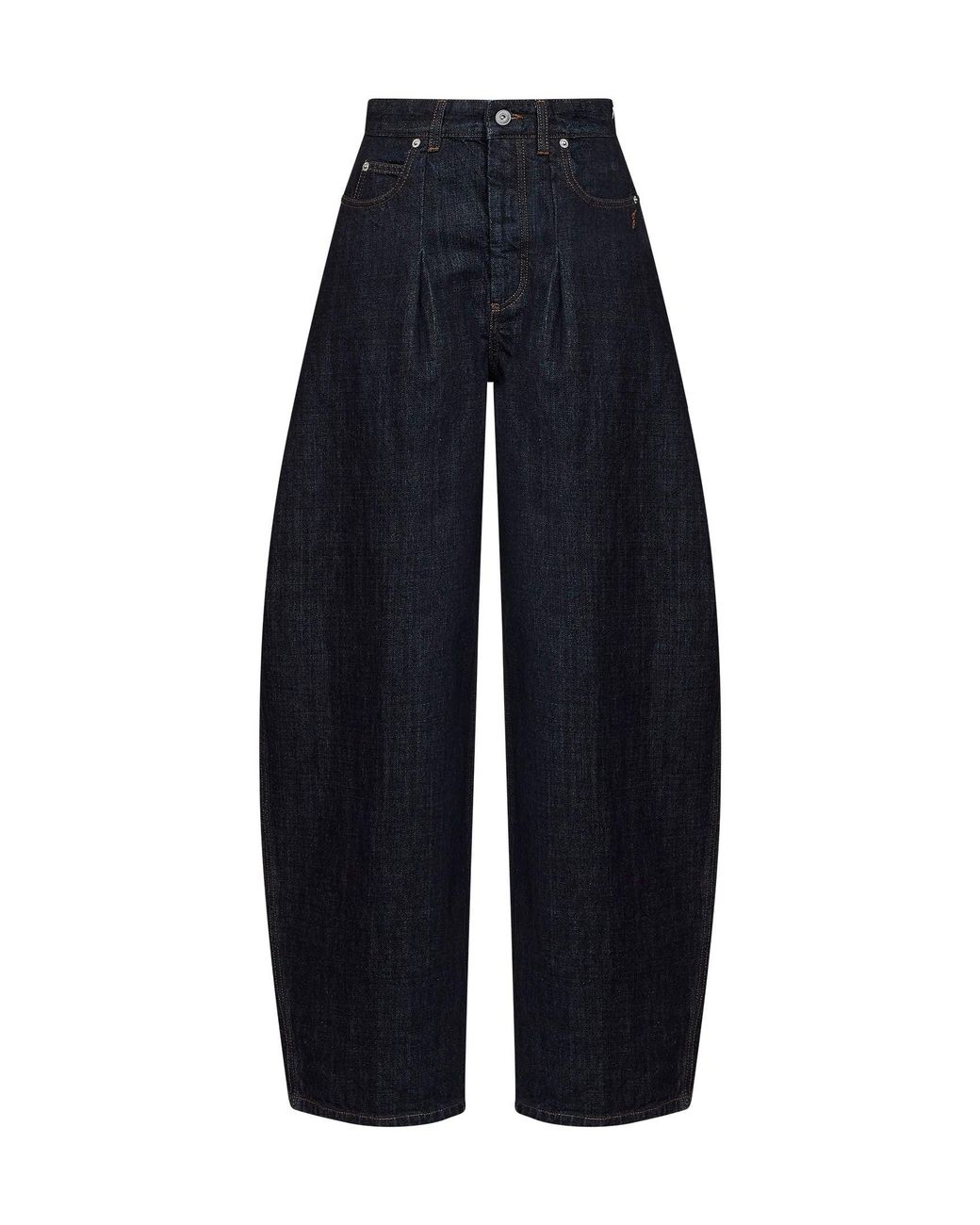 Jacquemus Blue Dark The Ovalo De-Nîmes Denim Jeans