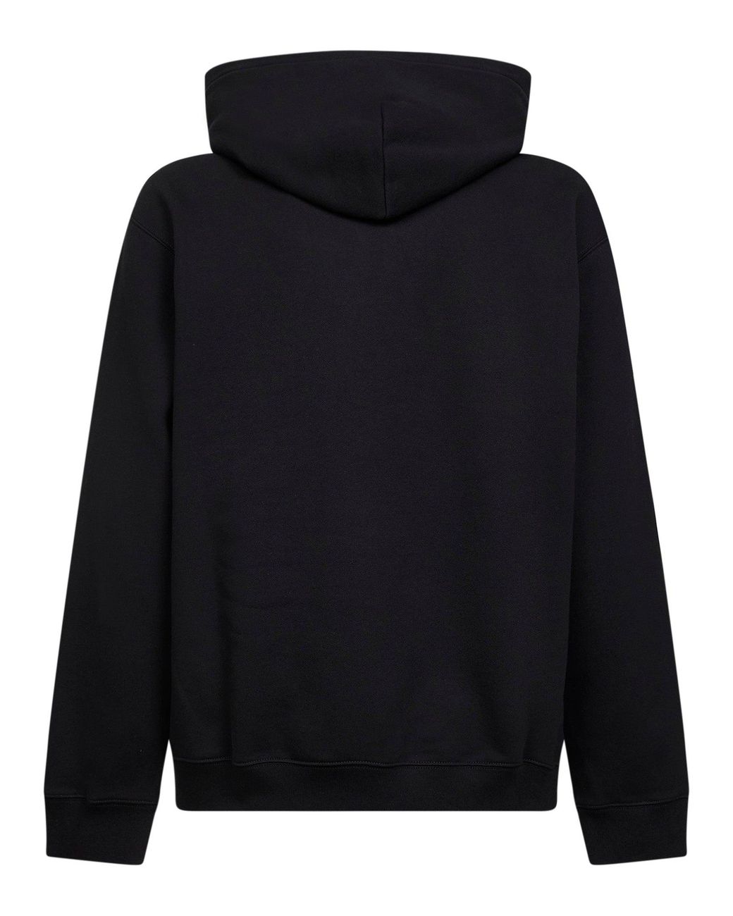 Gucci Black Cotton Jersey Printed Hoodie for men