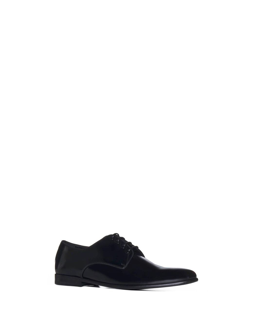 Dolce & Gabbana White Leather Lace-Up Derby Shoes for men