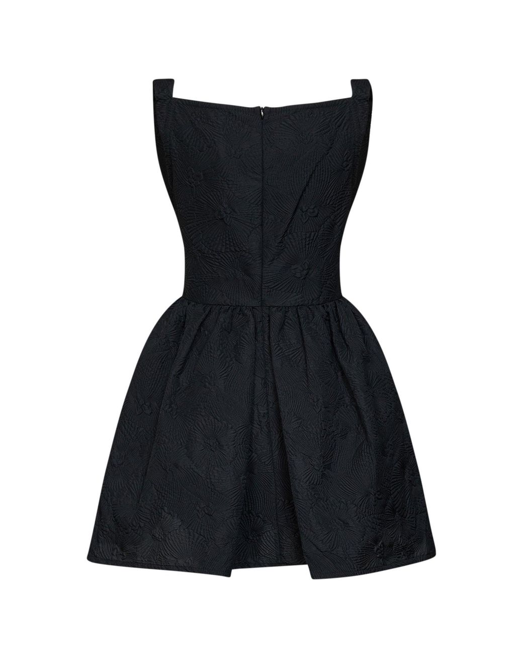 Vivienne Westwood Black Floral Jacquard Mini Sunday Mini Dress
