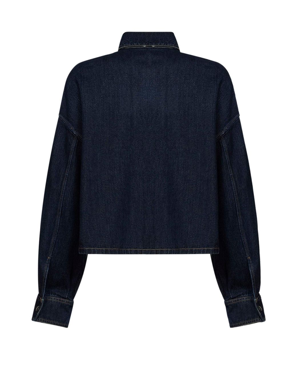 Prada Abbigliamento Blue Cotton Denim Shirt