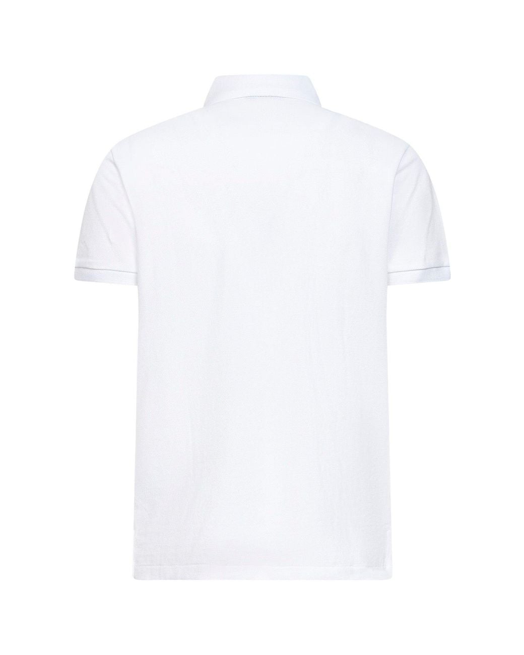 Polo Ralph Lauren White Piqué Custom Slim-Fit Polo Bear Polo Shirt for men
