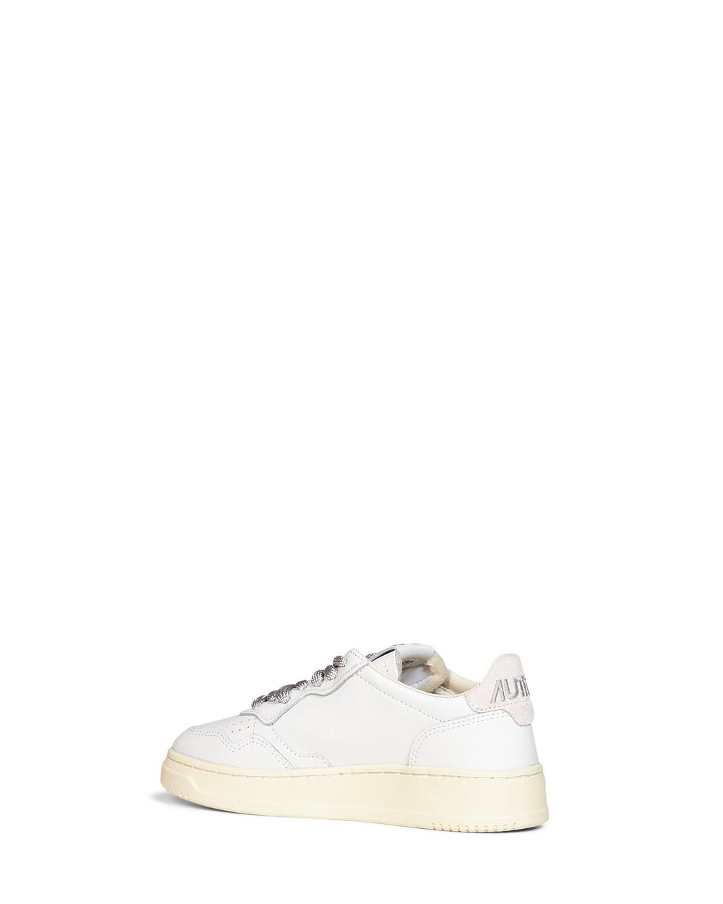Autry White Leather Medalist Low Sneakers