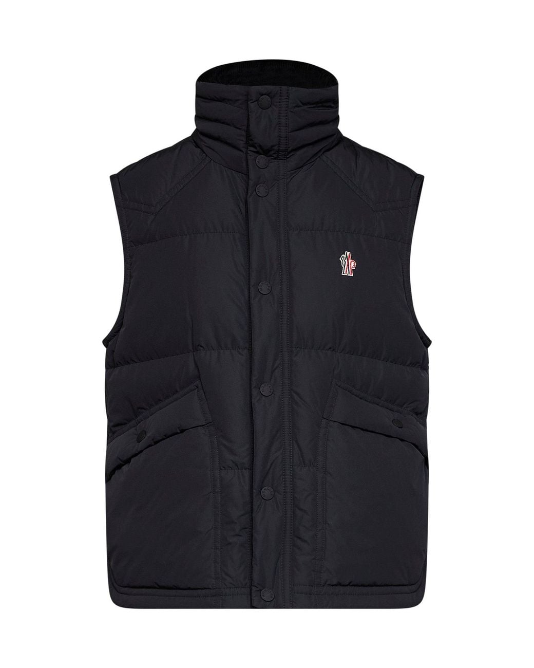 Moncler Blue Evans Padded Vest for men