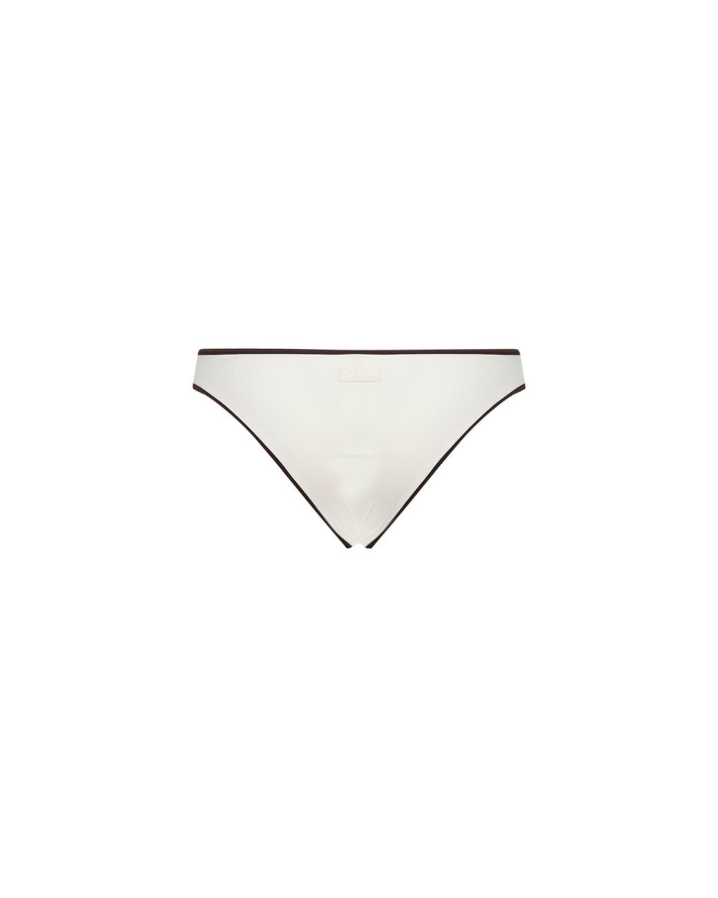 Mc2 Saint Barth White String Bikini Bottom Maia