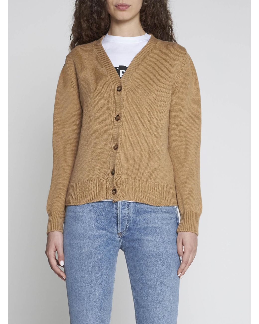 A.P.C. Cardigan in Natural | Lyst