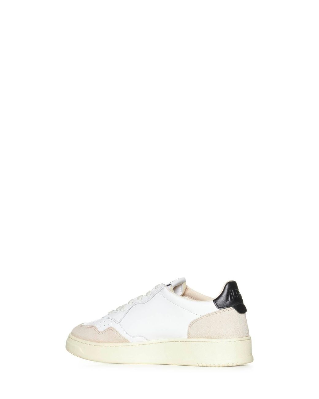 Autry White Leather And Suede Medalist Low Sneakers for men
