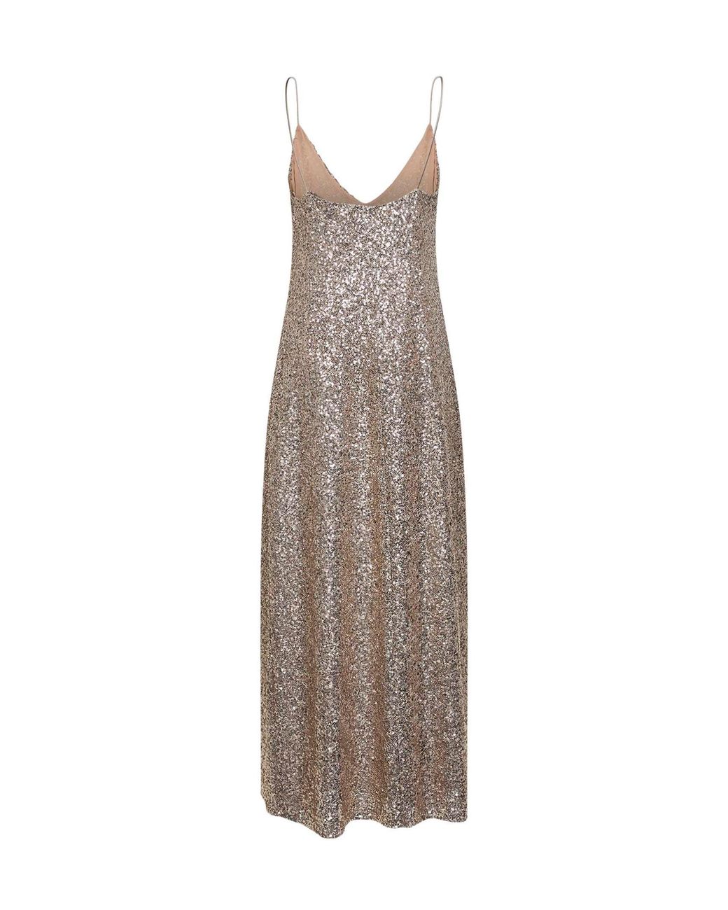 Blanca Vita Multicolor Sequins Alytea Long Slip Dress