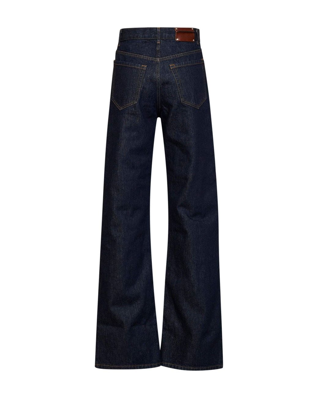 Dries Van Noten Blue Cotton Denim Peyton Jeans