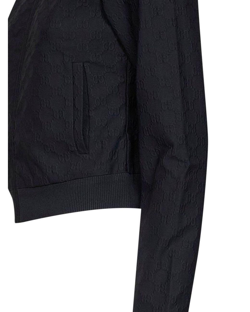 Giacca Con Zip di Gucci in Blue