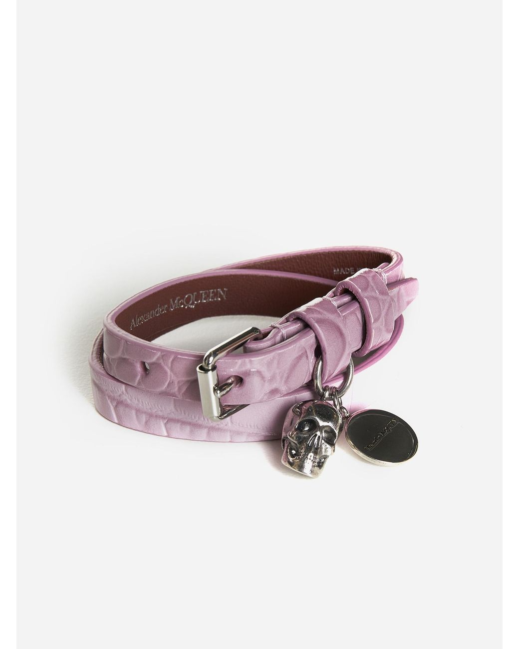 Alexander mcqueen 2024 leather wrap bracelet
