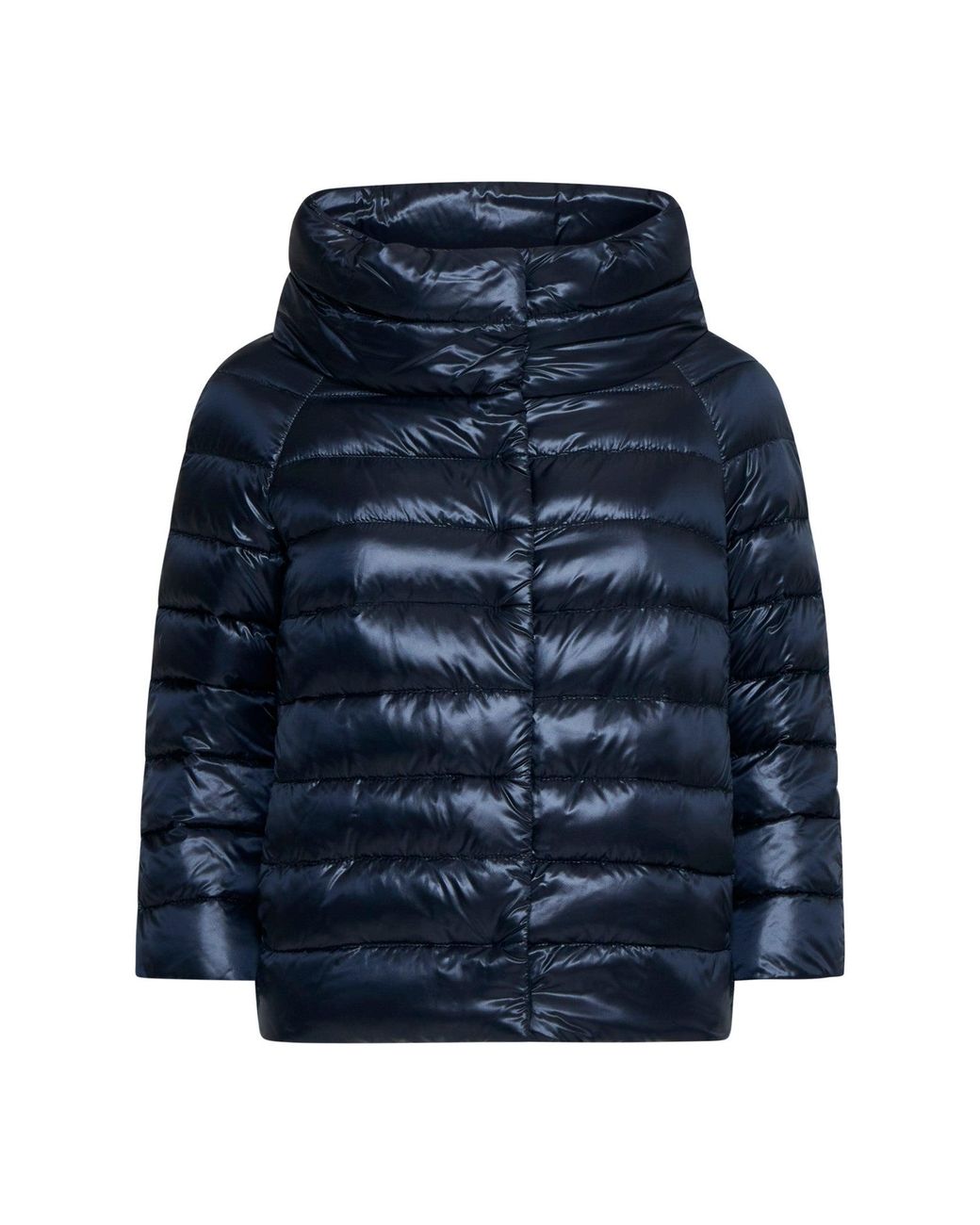 Herno Icons Blue Sofia Quilted Nylon Down Jacket