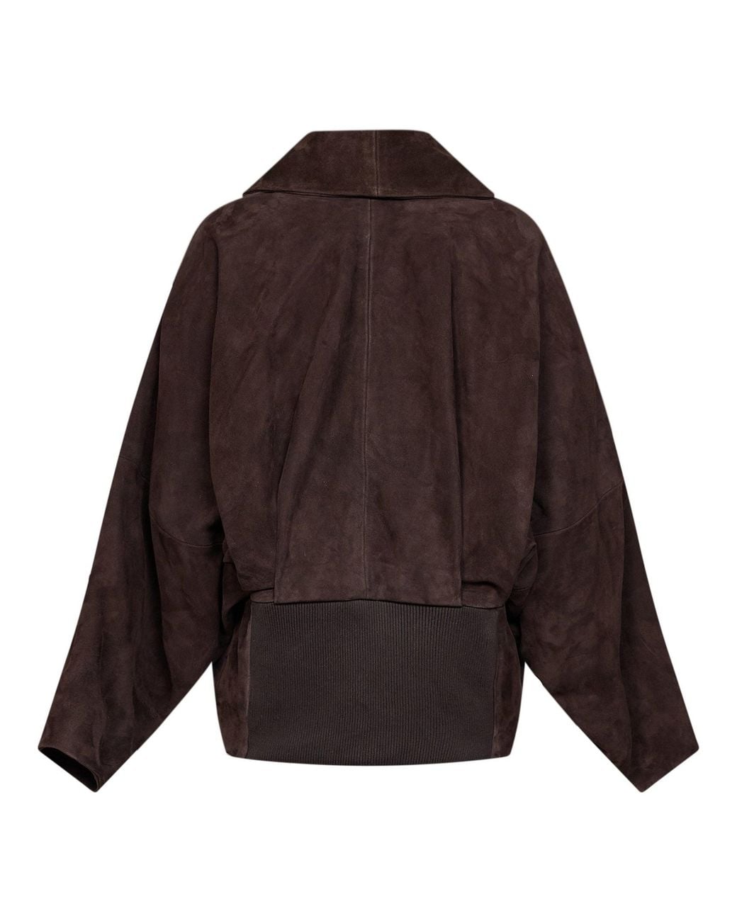 Co. Brown Cholate Suede Wrap Jacket