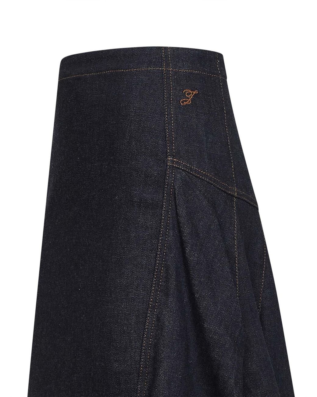 Jacquemus Blue The Lavoir De-Nîmes Denim Skirt