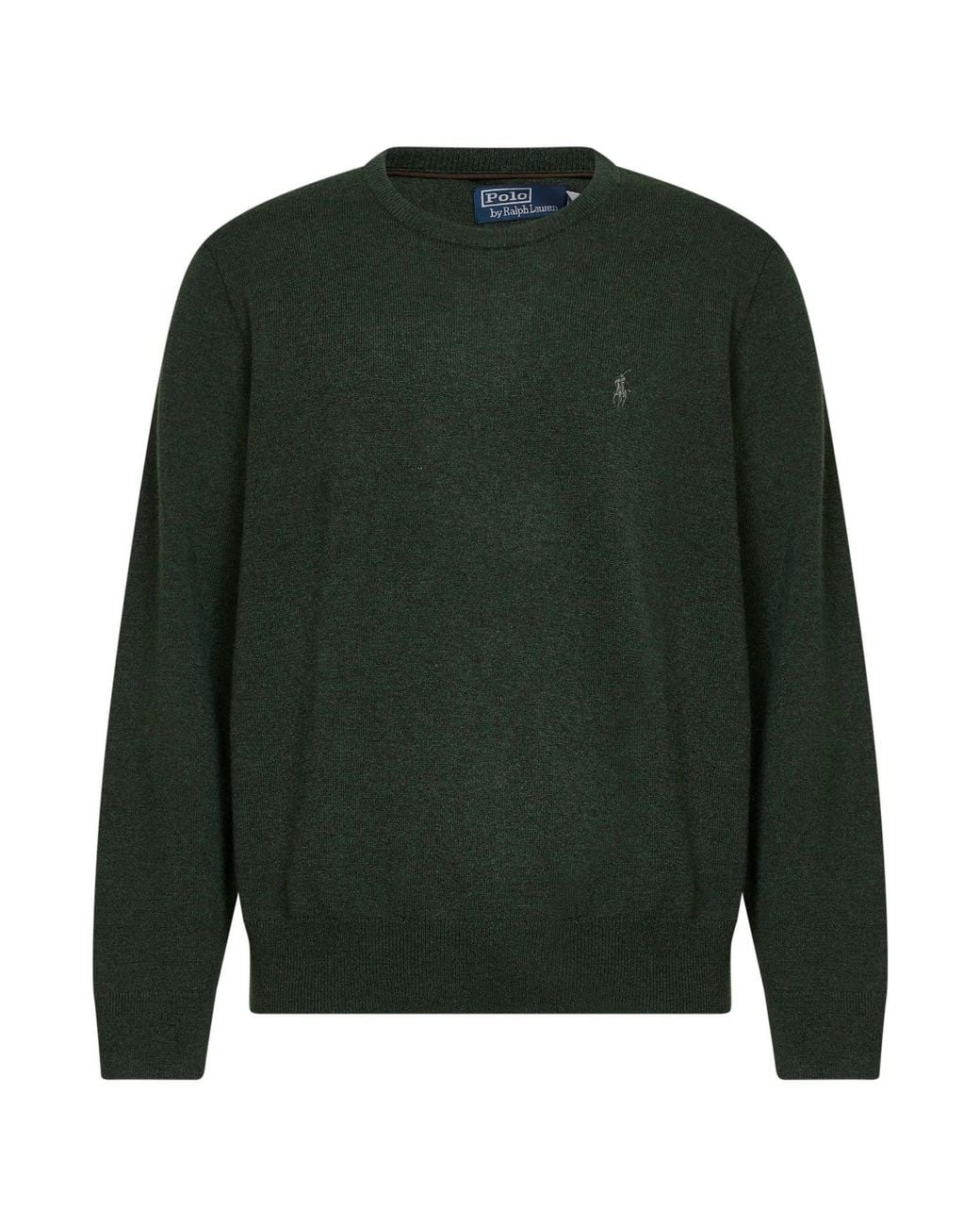 Polo Ralph Lauren Green Crew-Neck Long-Sleeved Sweater for men