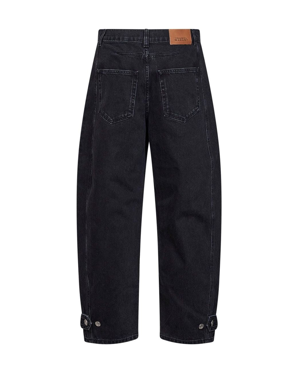 Isabel Marant Blue Cotton Denim Leya Barrel Jeans