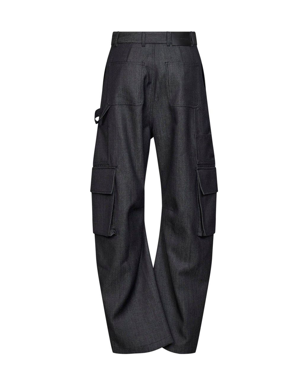 Balenciaga Blue Dark Twill Relaxed Cargo Pants