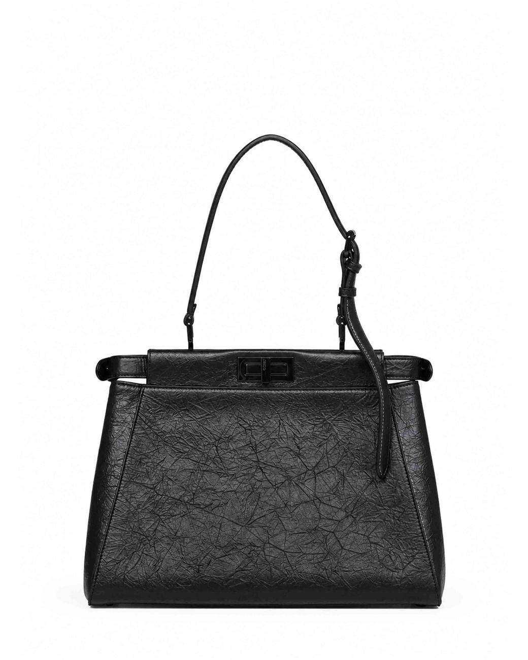 Fendi Black My Peekaboo Medium Handbag