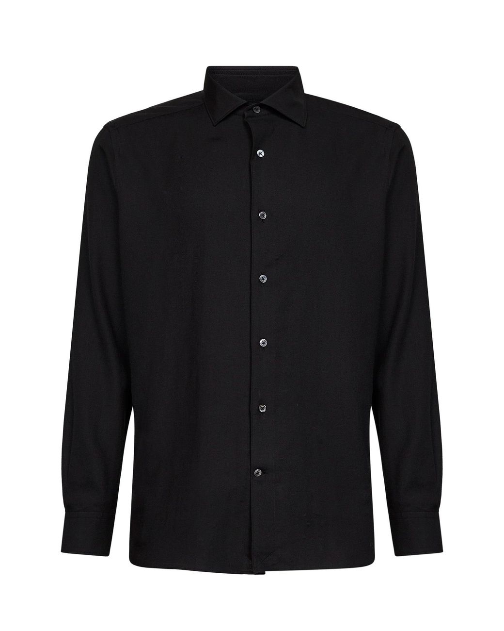 Zegna Black Cashco Shirt for men
