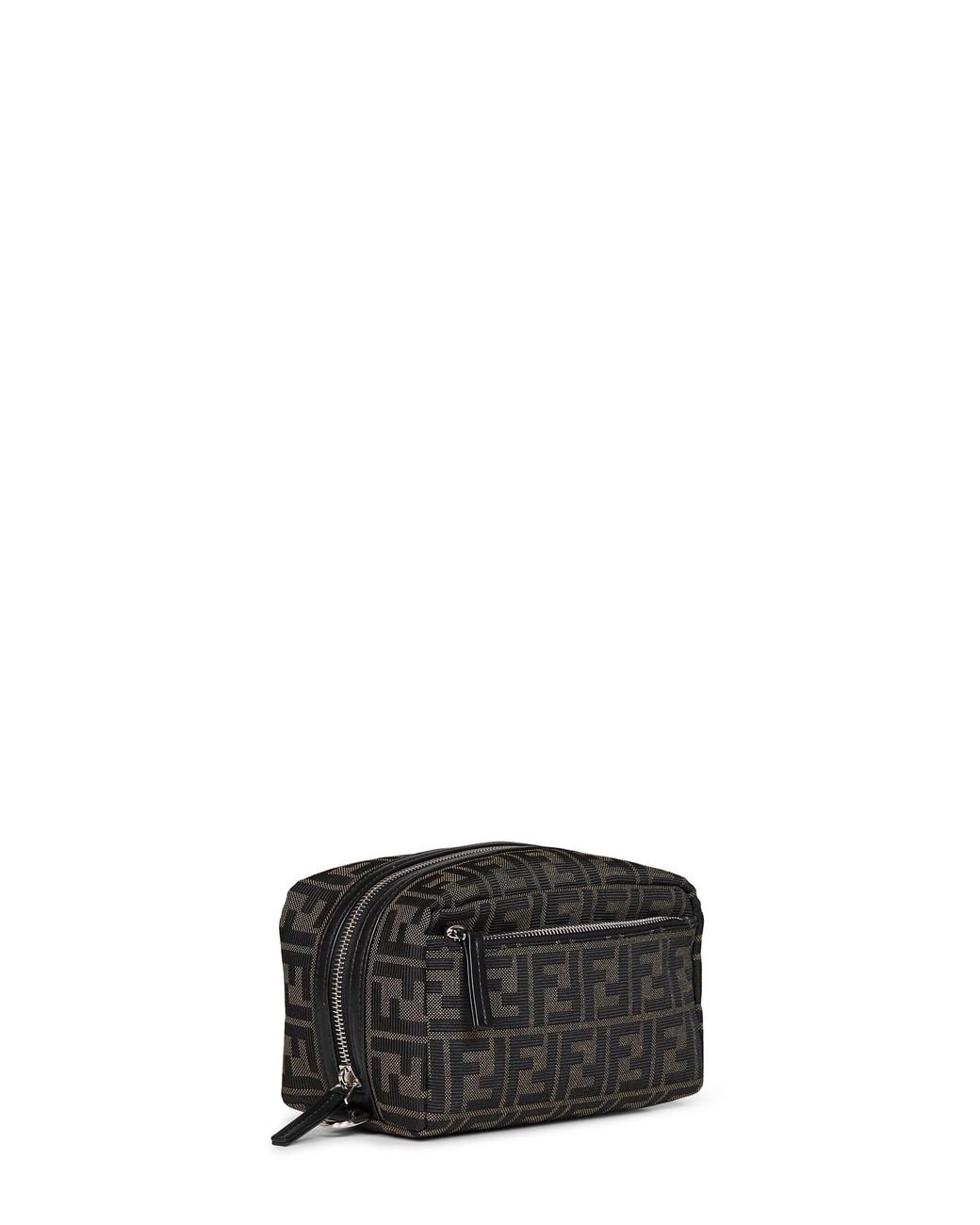 Fendi Multicolor Tobacco Double Zip Small Beauty Case for men