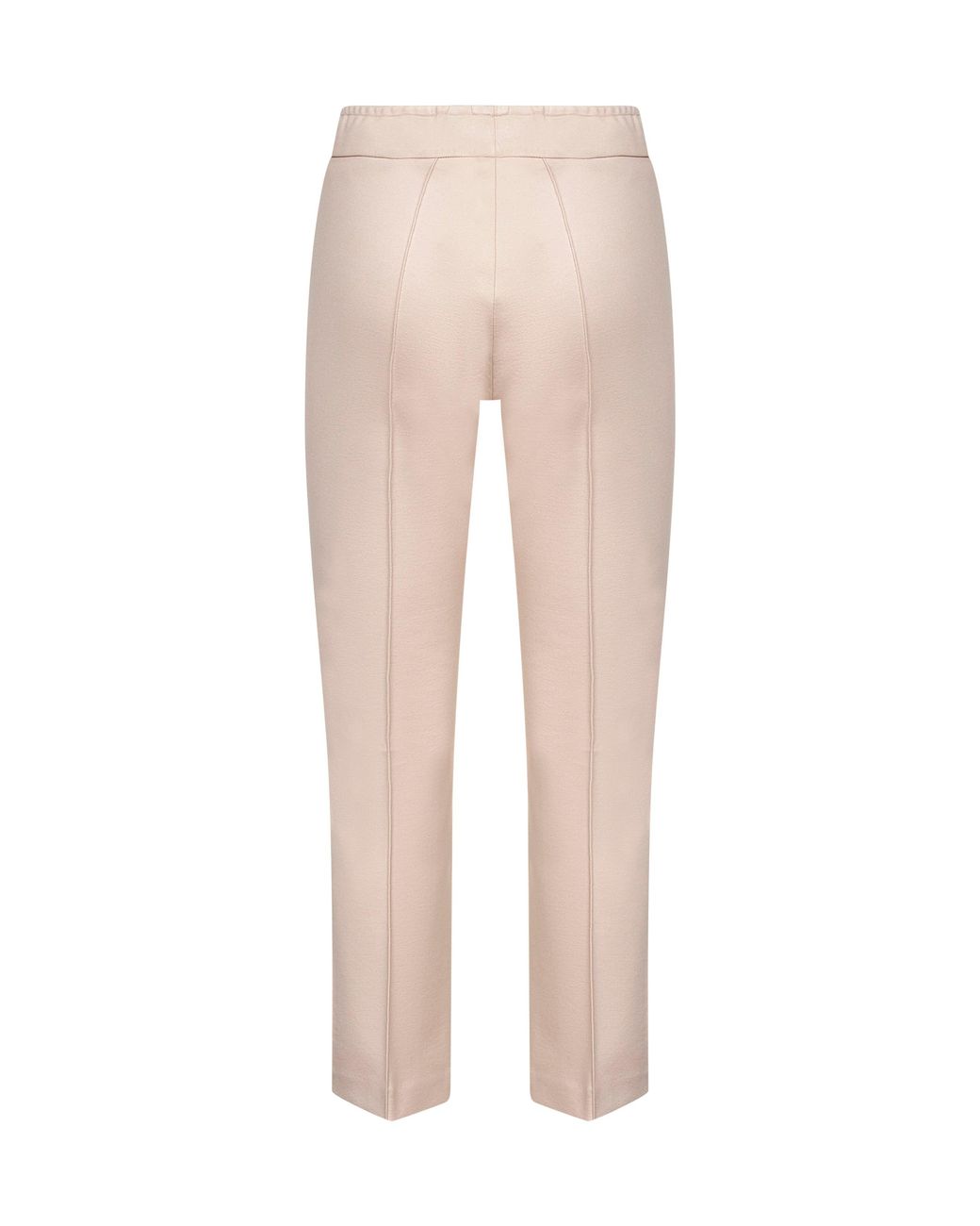 Blanca Vita Natural Cream Stretch Jersey Pioppo Trumpet Trousers