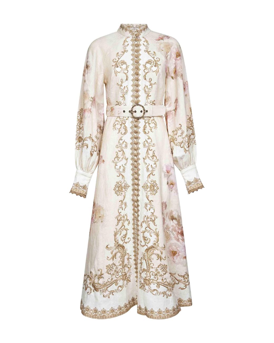piece of white peony linen dress Peony Dress Piece of White