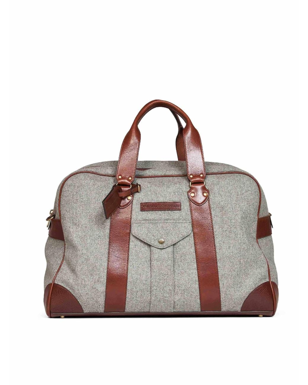 Brunello Cucinelli Brown Street Duffel Bag for men