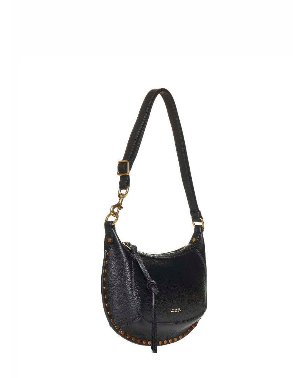 Isabel Marant White Oskan Moon Shoulder Bag