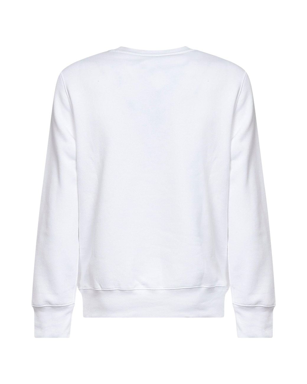 Polo Ralph Lauren White Cotton Polo Bear Crewneck Sweatshirt for men
