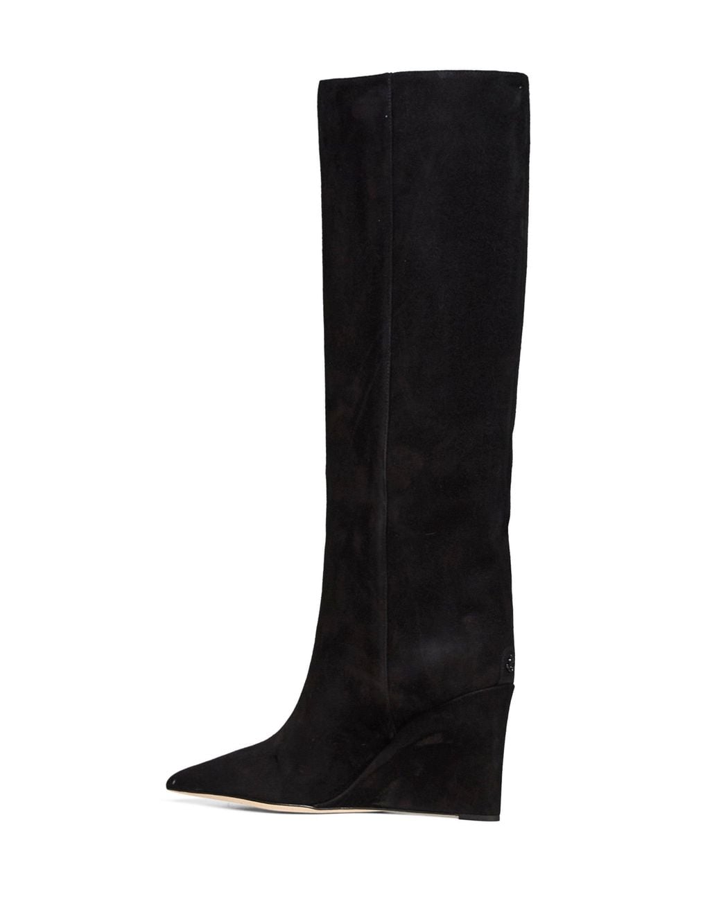 Jimmy Choo Black Suede Blake 85 Knee-High Boots