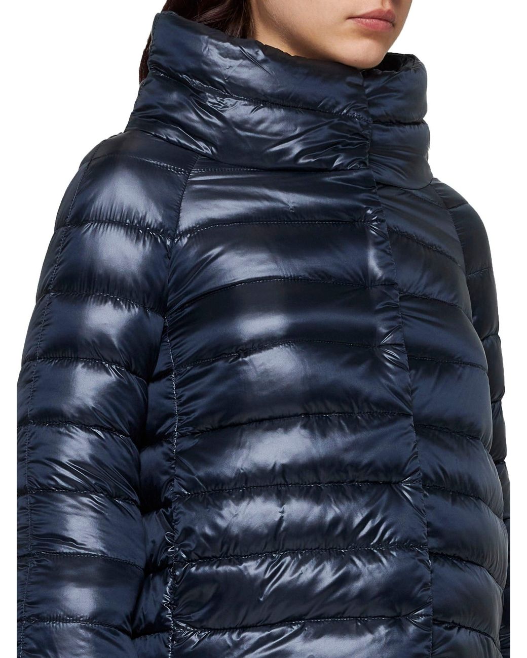 Herno Icons Blue Sofia Quilted Nylon Down Jacket