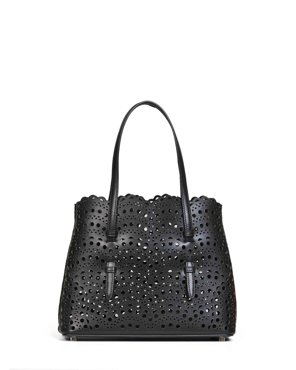 Alaïa Black Tote Bag Mina 25