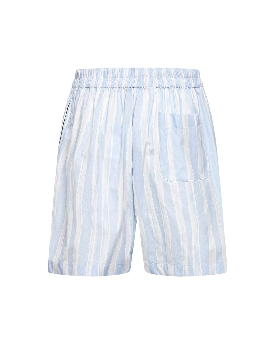 Jacquemus Blue Striped Gouache-Printed The Caleçon Boxer Shorts for men