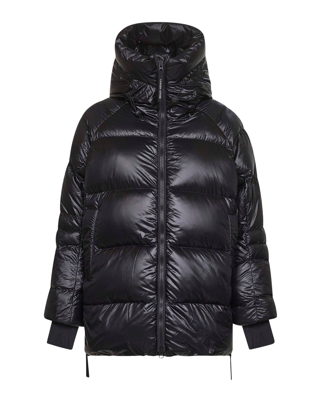 Canada Goose Black Cypress Hooded Puffer Jacket