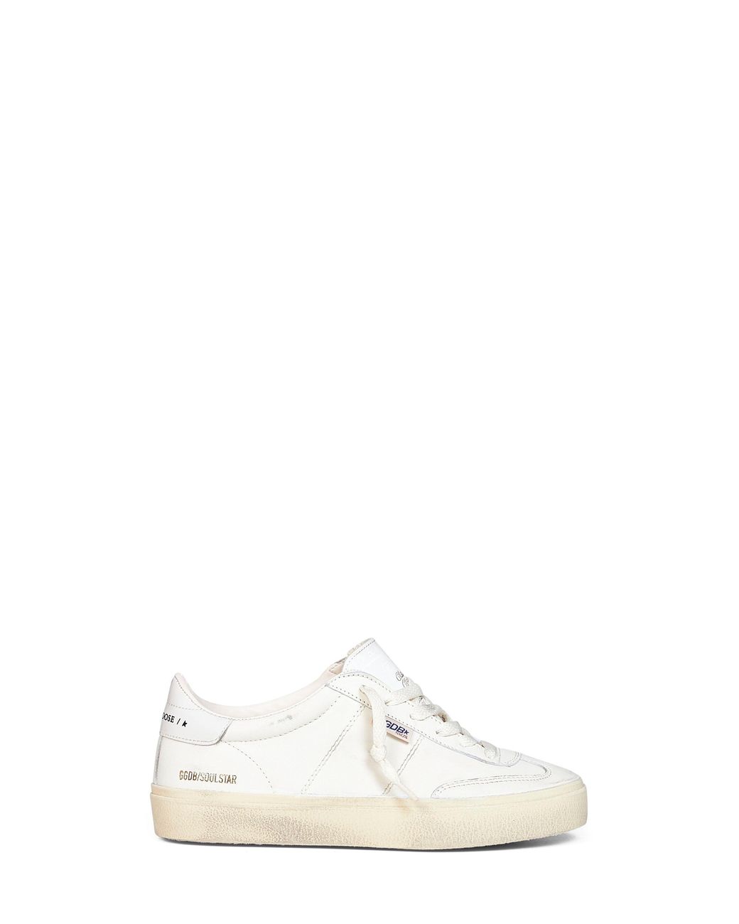 Golden Goose Deluxe Brand White Nappa Leather Soul Star Sneakers