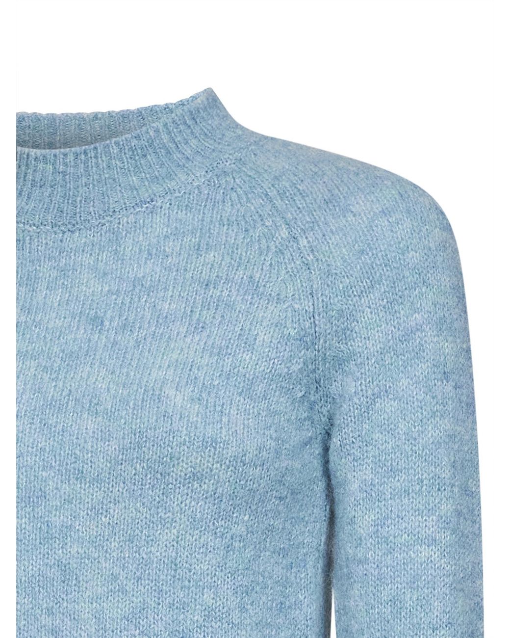 Dries Van Noten Blue Alpaca-Blend Texas Crewneck Sweater<Br