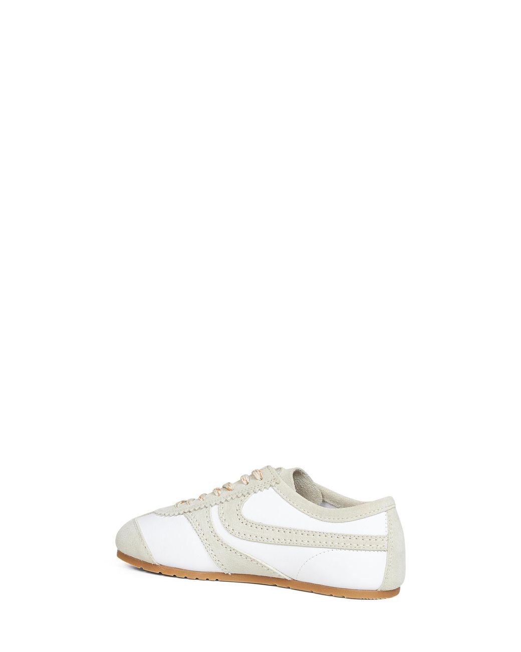 Dries Van Noten White Nappa Leather Sneakers
